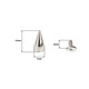 7x13mm Screw Back Metal Cone Studs (Pack of 50)